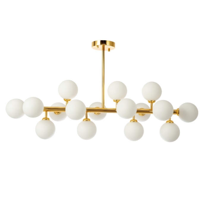Pendente Skylight Cotton Dourado 16L G9 25 watts 1000X950mm SKY-3027