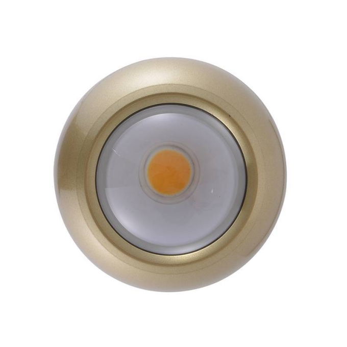 Pendente Nordecor Muna 7 watts 3000K Dourado Fosco Ø100mm 2701