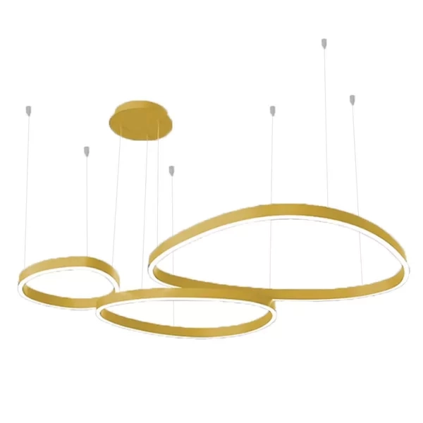 Pendente GMH Indie Dourado 113 watts 3000K Bivolt Ø800/Ø600/Ø400mm O-INDIE-180-GOLD