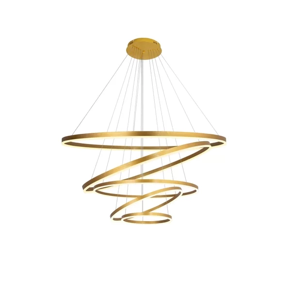 Pendente GMH Cosmos Dourado 243 watts 3000K Bivolt Ø400/600/800/1000/1200mm P-COSMOS-400-GOLD