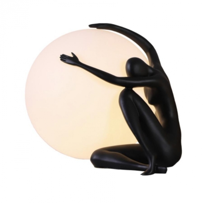 Abajur Skylight Hug Preto 1L E27 350X500mm SKY-4013AB-PT