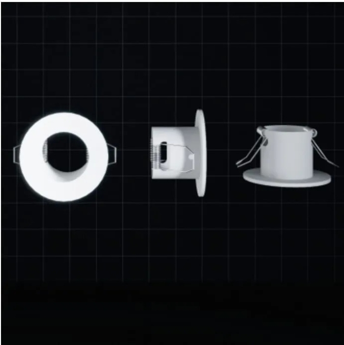 Canopla Alpertone de Embutir para Neo Branco 360° 0402