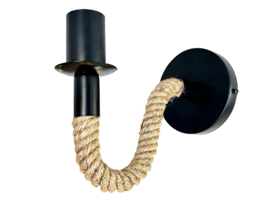 Arandela GMH Doca Preto 1L E27 Bivolt 210x170mm A-DOCA-PRETO