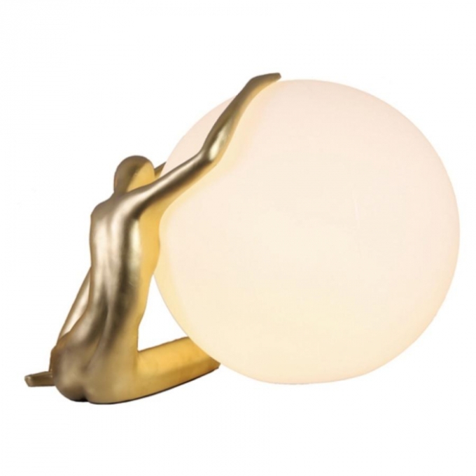 Abajur Skylight Hug Dourado 1L E27 Bivolt 350X500mm SKY-4013AB-DO