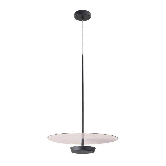 Pendente Nordecor Dolla 18 watts 3000K Preto Ø400x600mm 2523