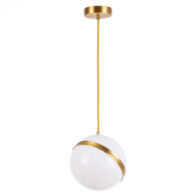 Pendente Skylight Glam Balance Dourado e Branco 1L E27 25 watts Ø300mm SKY-90/30