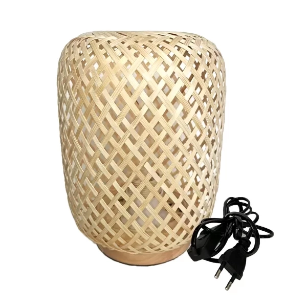 Abajur GMH Komodo Fibra de Bambu 1L E27 Ø230x400mm L-KOMODO-23