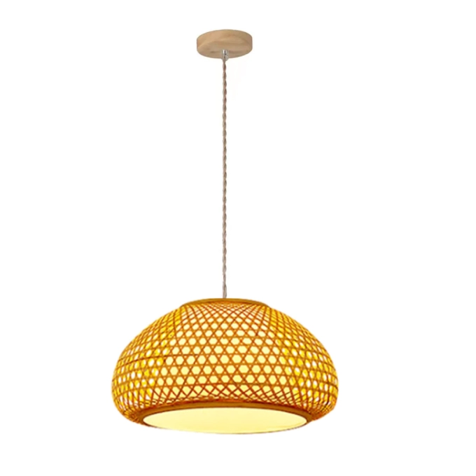 Pendente GMH Java Fibra de Bambu 1L E27 Ø400X290mm P-JAVA-40