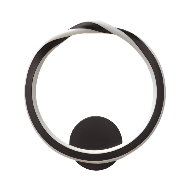Plafon GMH Antares Preto 40 watts 3000K Bivolt 300X300X30mm PL-ANTARES-30-PRETO