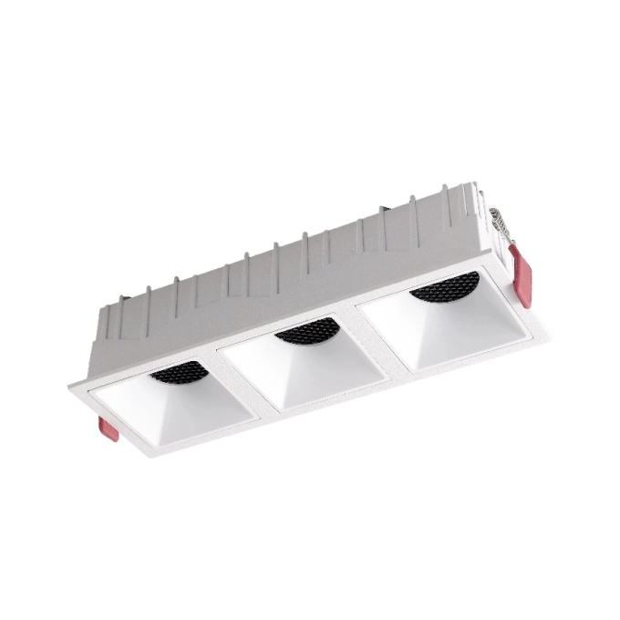 Luminária Embutir Romalux Square 21 watts 2700K 24° Antiofuscante IP20 190x65x55mm 80217
