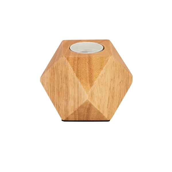 Luminária de Mesa GMH Twist Madeira 1L E27 100X80mm LTWIST