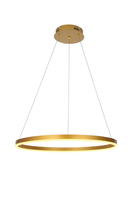 Pendente GMH Dourado 38 watts 3000K Bivolt Ø600mm P-COSMOS-60-GOLD