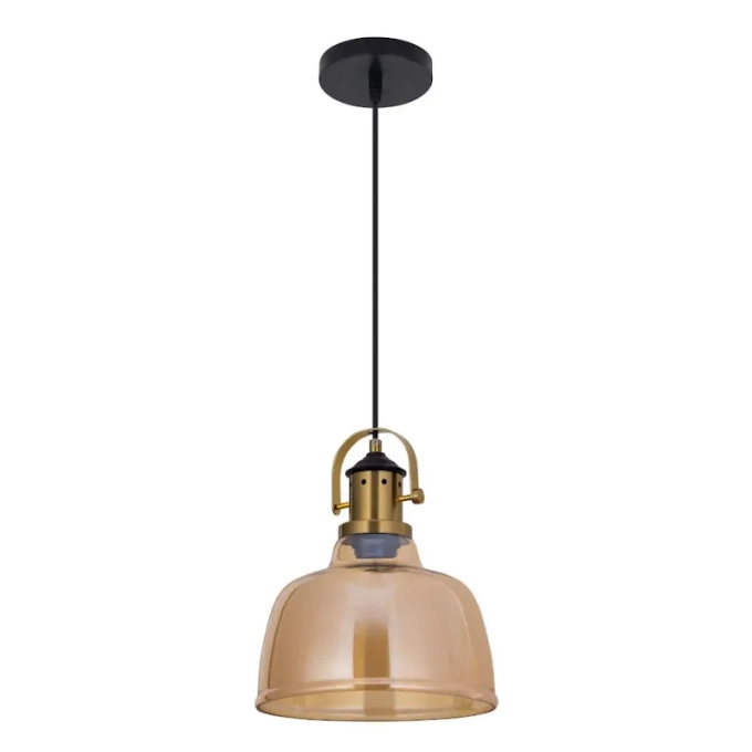 Pendente GMH Agata Âmbar 1L E27 Bivolt 290mm P-AGATA-AMBAR