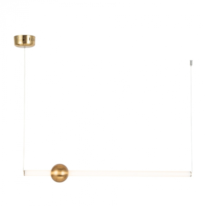 Pendente Skylight Line Dourado e Branco 24 watts 3000K Bivolt 900Ø120mm SKY-3041