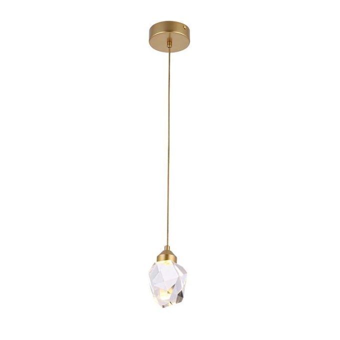 Pendente Nordecor Mya Dourado 3 watts 3000K Bivolt 140x100mm 2411