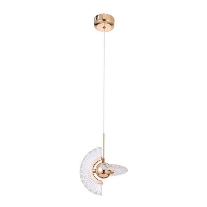 Pendente Nordecor Goud 4 watts Dourado 3000K Bivolt Ø180mm 2415