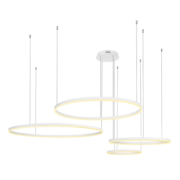 Pendente GMH Cosmos Branco 176 watts 3000K Bivolt Ø1000/Ø800/Ø600/Ø400mm O-COSMOS-280-BRANCO
