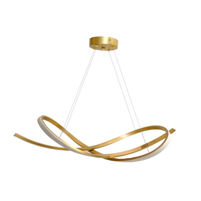 Pendente GMH Momento Dourado 35 watts 3000K Bivolt 700x245mm P-MOMENTO-GOLD