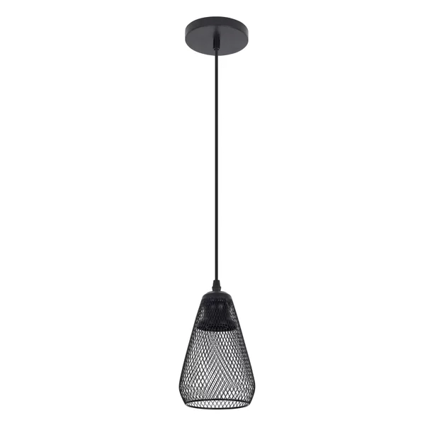 Pendente GMH Cage Preto 1L E27 Ø120x200mm P-CAGE-PRETO