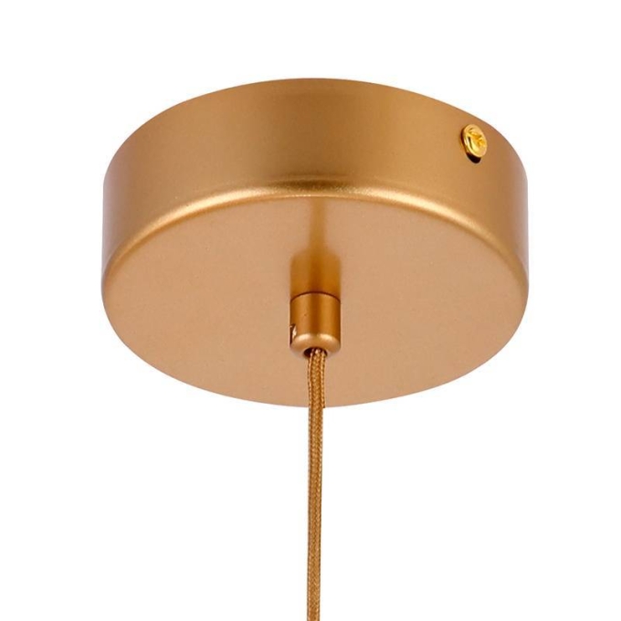 Pendente Nordecor Mya Dourado 3 watts 3000K Bivolt 140x100mm 2411