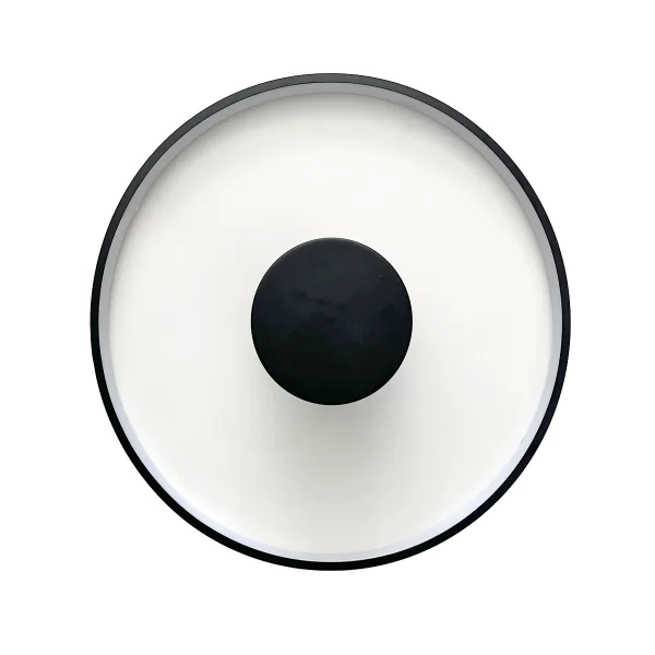 Plafon GMH Atria Preto 45 watts 3000K Bivolt Ø500mm PL-ATRIA-65-PRETO