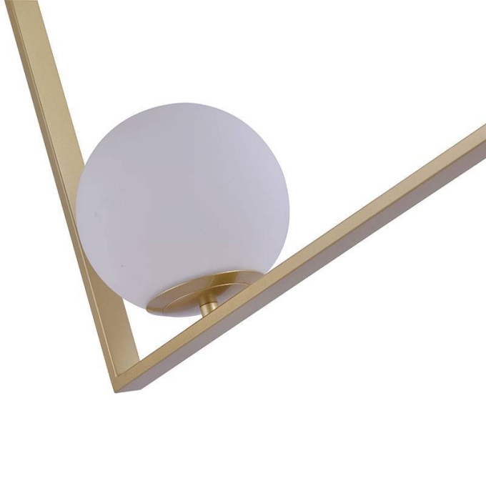 Pendente Nordecor Ibba 3L E27 Dourado 350x600mm 2298