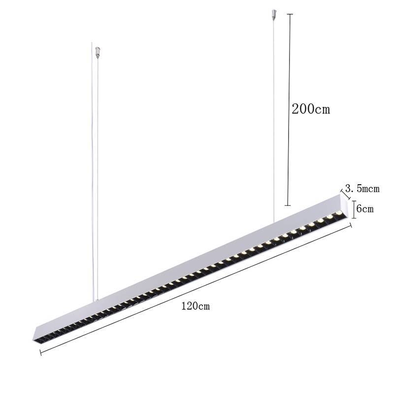Pendente Nordecor Lyta Pro 40 watts 4000K Branco 60x1200mm 2674