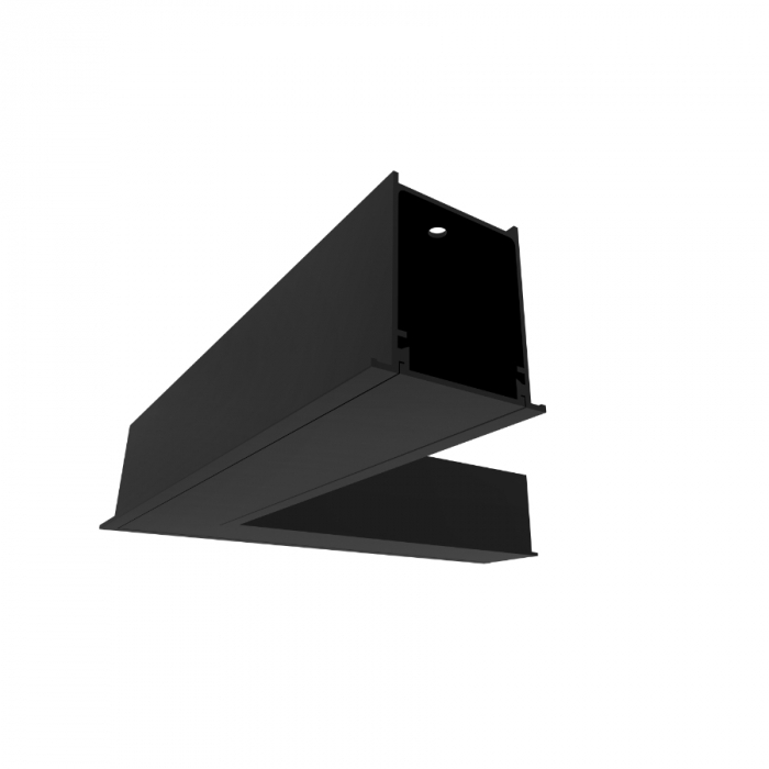 Sistema Linear de Embutir Newline New Fit40 Curva Direita/Esquerda 250x250x50mm SE40000