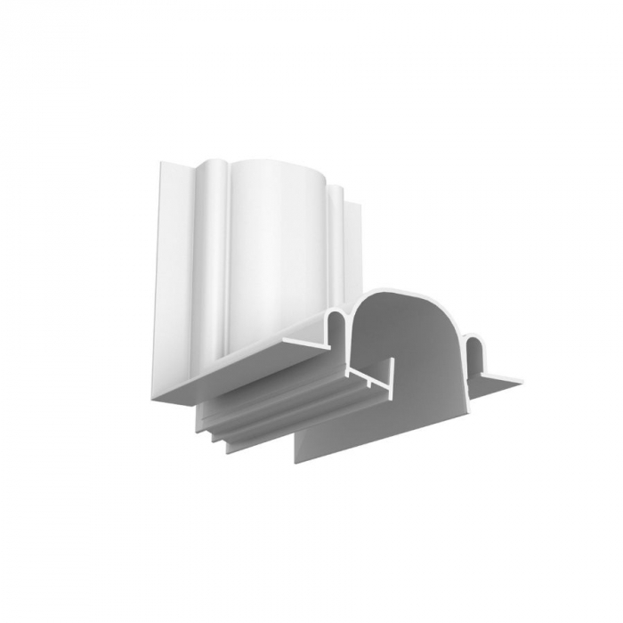 Perfil Newline Embutir Line Up Junção Ângulo Aberto 100x85x100mm SCPELS002