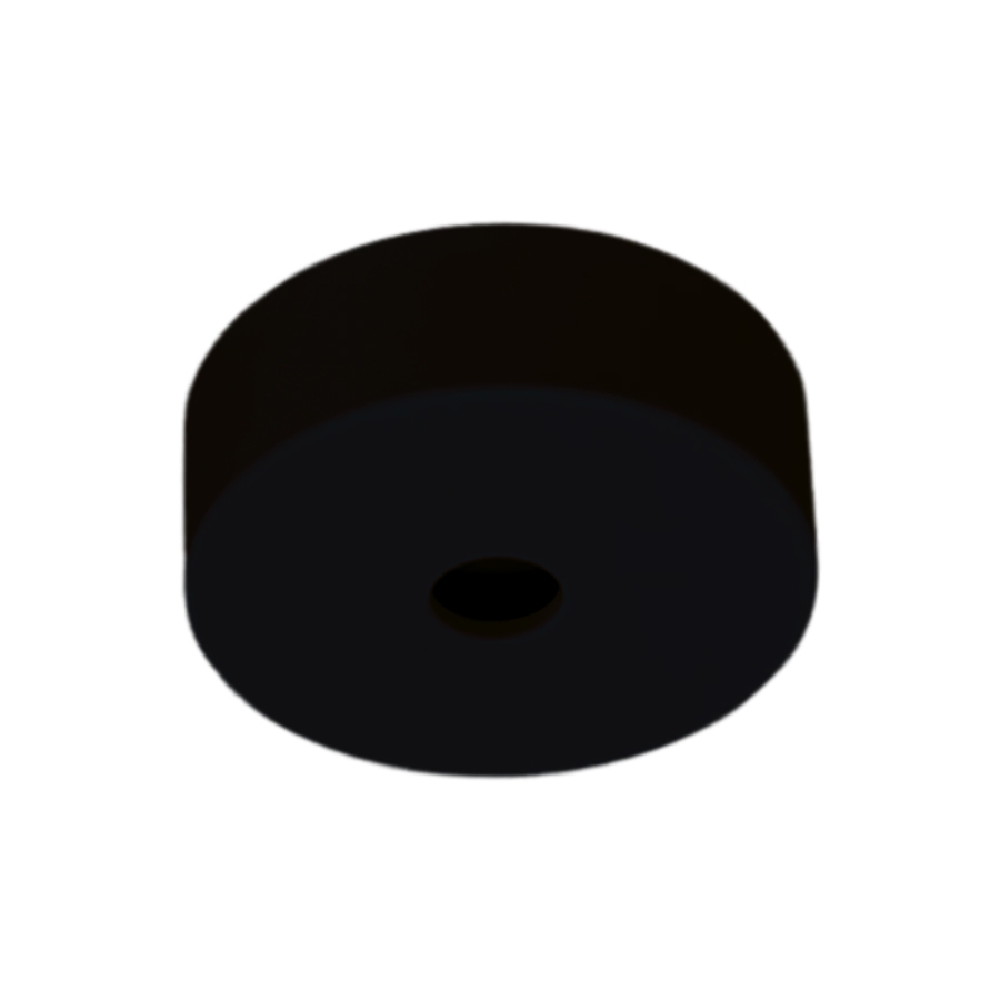 Canopla Moon de Sobrepor para Spot Tube/Pipe Preto Ø50mm 1061092