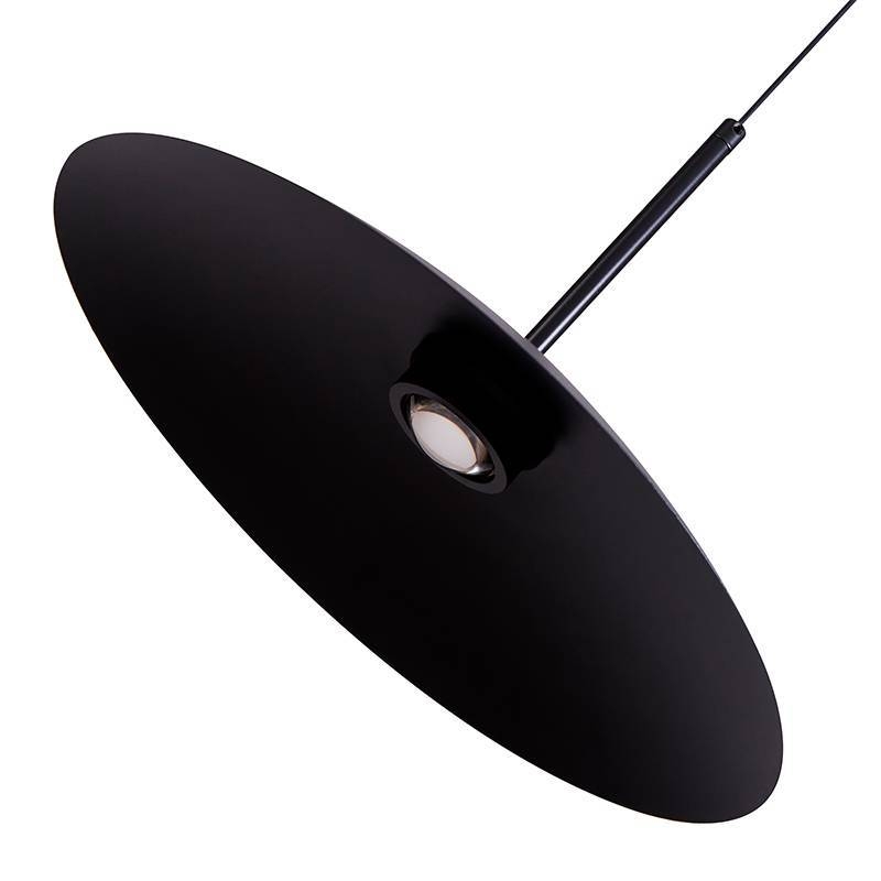 Pendente Nordecor Kale Ger 10 watts 3000K Preto  Ø450mm 2862