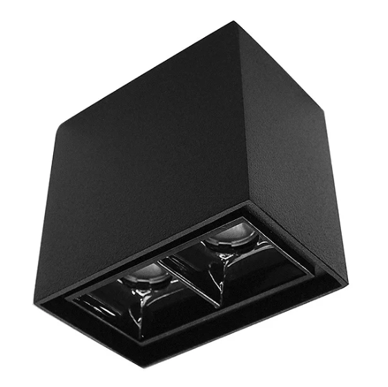 Plafon Newline Pixel 2 Focos 4 watts 36° 2700K Bivolt 65x40x60mm PL03028LED27