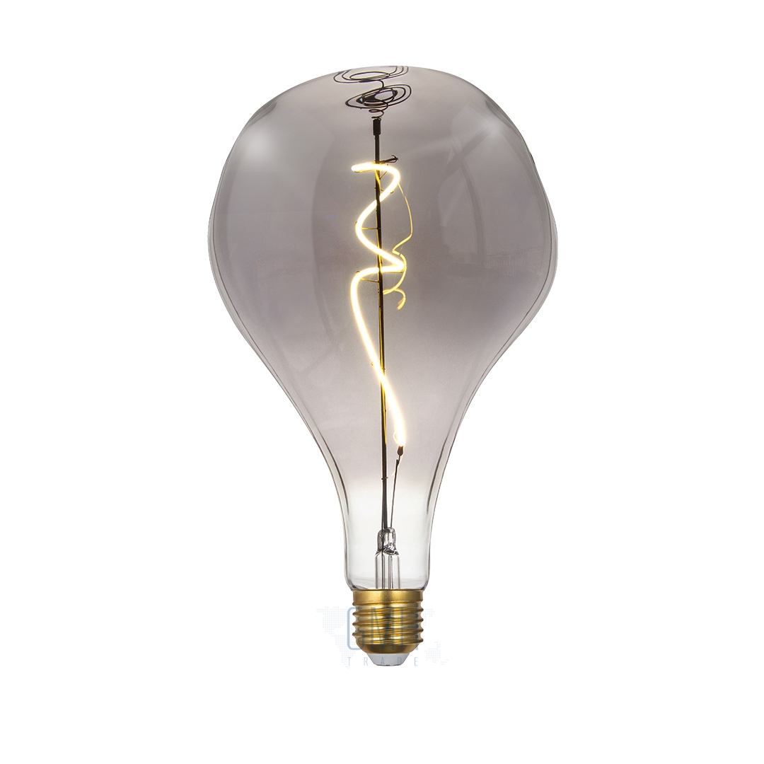 Lâmpada GMH P130 4 watts Spiral Fumê Bivolt 2200K LP130FUME-S-4W