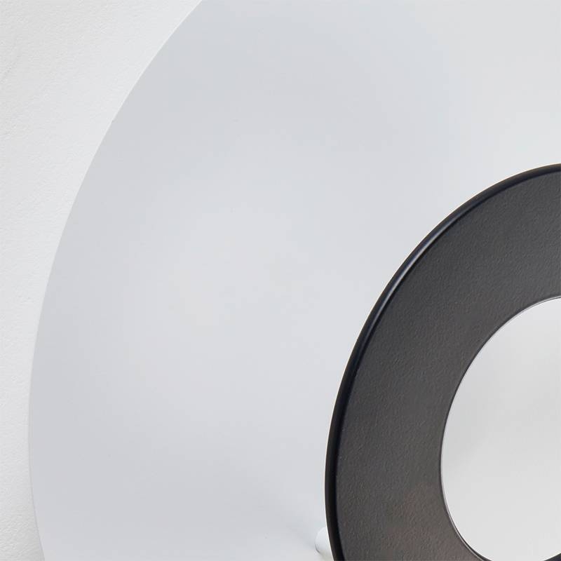 Plafon Nordecor Kote 24 watts 3000K Preto e Branco Ø400mm 2756