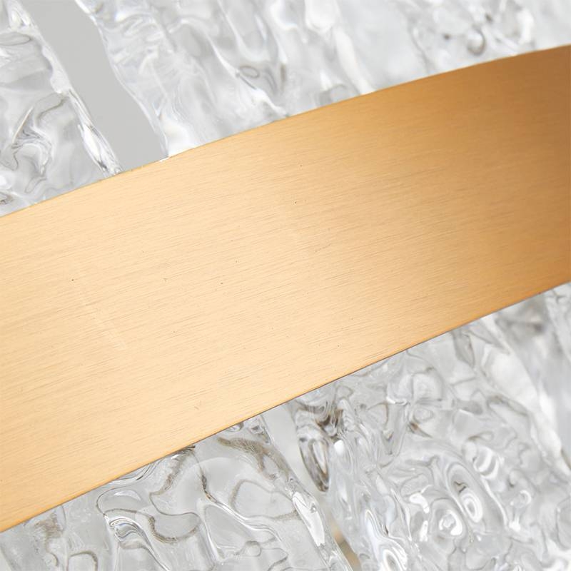 Pendente Nordecor Lowy 40 watts 3000K Dourado Brilho Ø600mm 2761