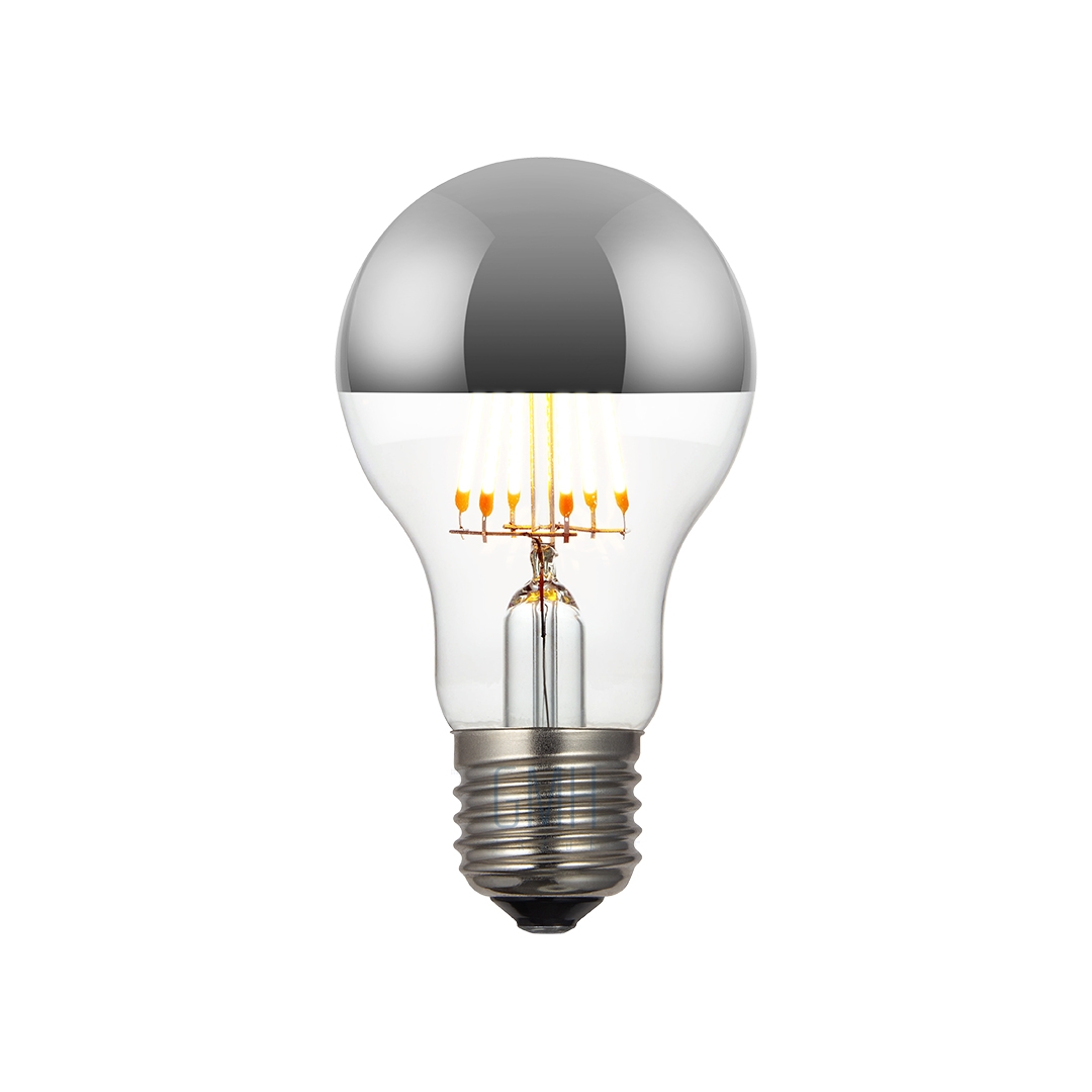 Lâmpada GMH A19 Defletora Prata 6 watts Bivolt 2200K LA19D-6W