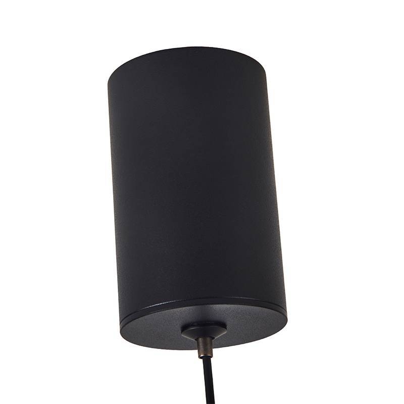 Pendente Nordecor Oliwa 10 watts 3000K Preto Ø95x155mm 2806