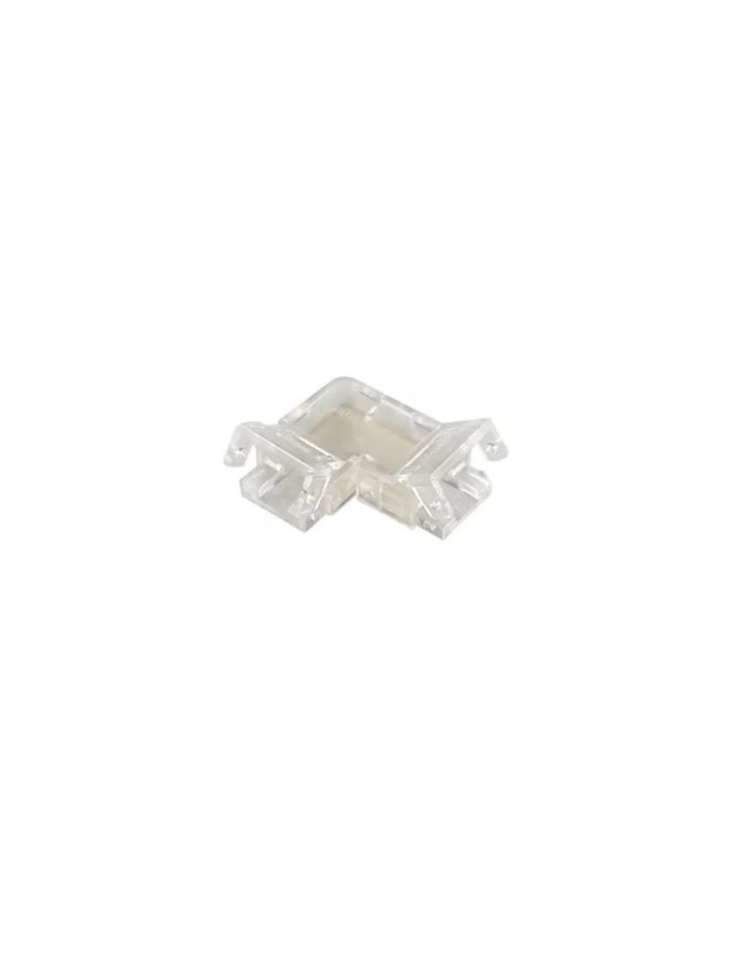 Kit 05 unidades Opus Emenda 90° para Fita 10mm Acrílico Transparente OPS 86978