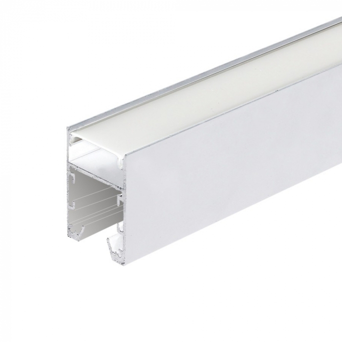 Perfil de Sobrepor Nordecor 37x26mm Barra de 3 metros Branco 4205