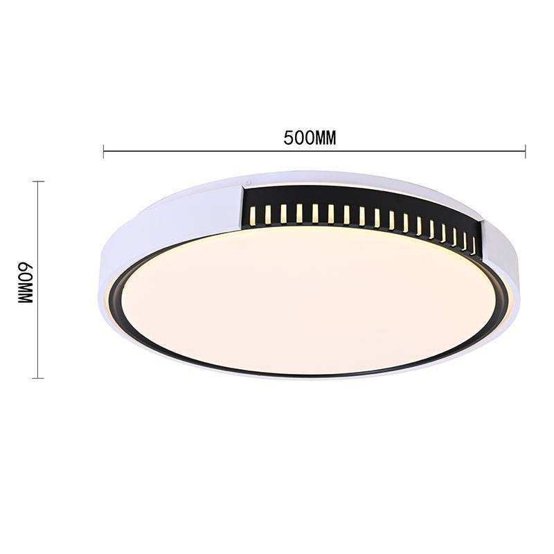 Plafon Nordecor Nita Redondo 30 watts 3000K Branco Ø500x60mm 2418