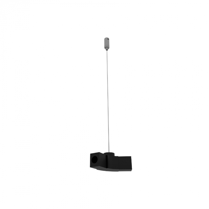Junção para Perfil 120° Newline Sistema Linear Aéreo Fit15 56x41x18mm Cabo 5 metros SA15003X