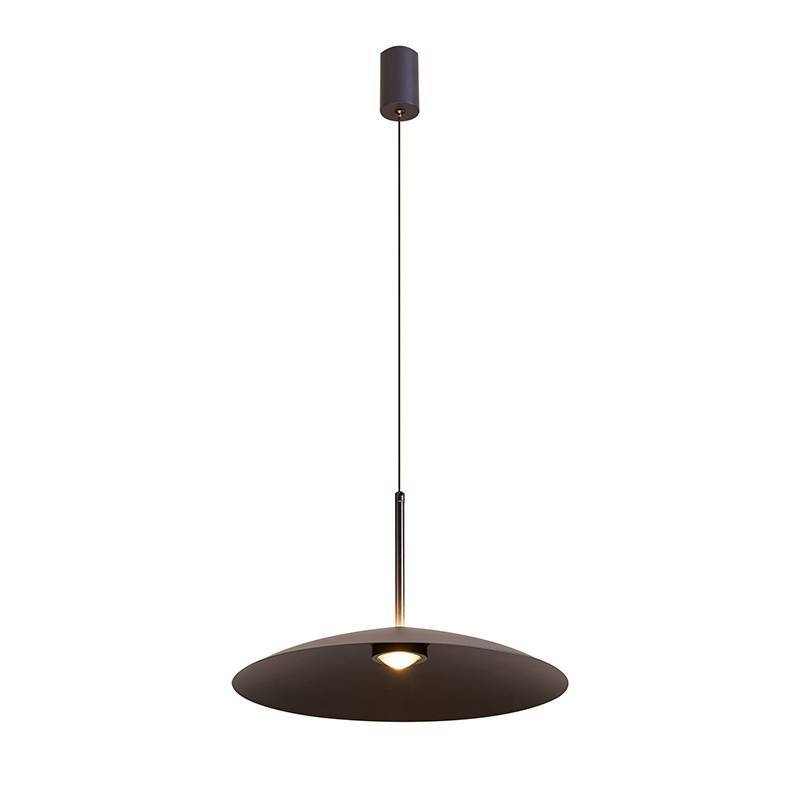 Pendente Nordecor Kale Ger 10 watts 3000K Preto  Ø450mm 2862