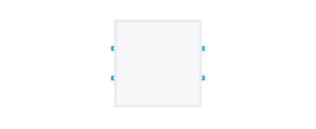 Painel de Embutir Stella Edge Branco 26 Watts 4000K 345x345mm STL22954BR/40