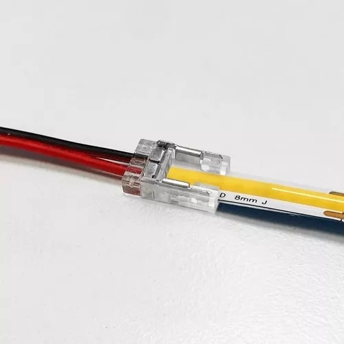 Kit 10 unidades Opus Emenda com Cabo para Fita 10mm Acrílico Transparente OPS 86732