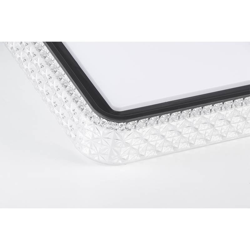 Plafon Nordecor Kenle Quadrado 36 watts Multitemperatura Preto 500x500x70mm 2667