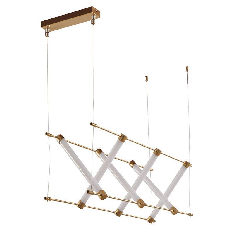 Pendente Nordecor Juli 54 watts 3000K Dourado Fosco 400x920mm 2732