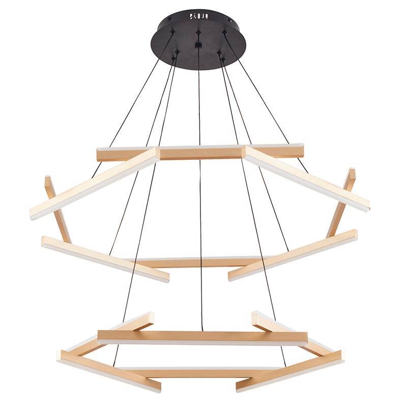 Pendente Nordecor Wida 100 watts 3000K Ouro Champagne 600/1000mm 2786