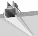 Perfil Embutido Newline Fit25 para Fita de Led 2500x40x45mm SCPE25250