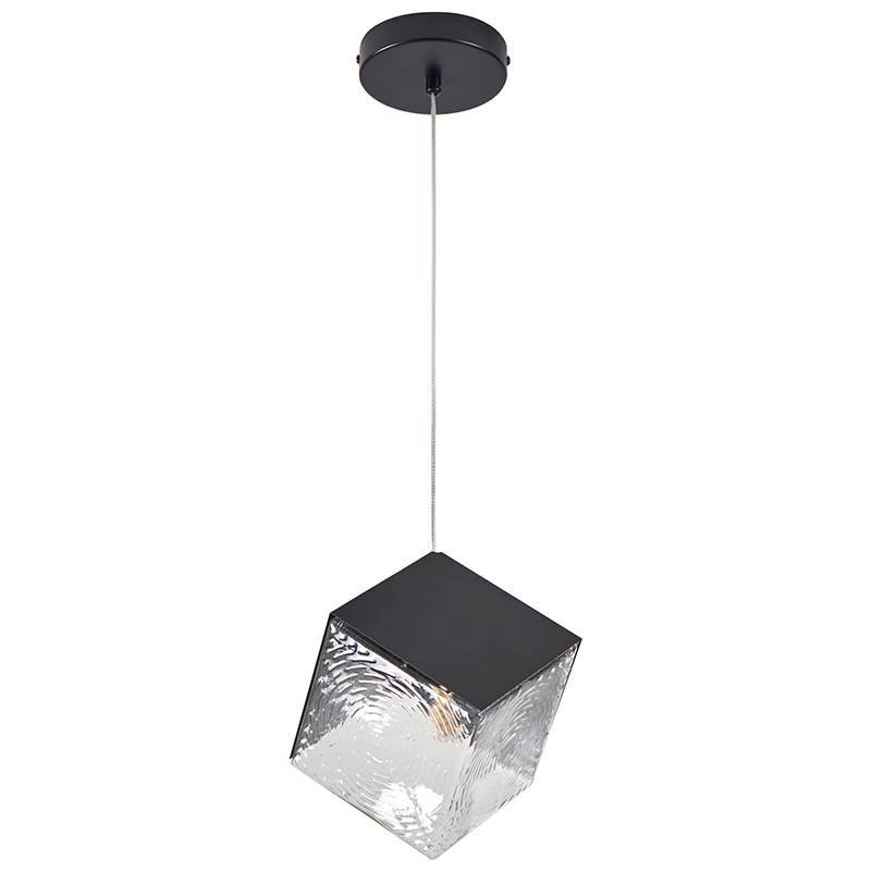 Pendente Nordecor Bitis 1L G9 Preto 135x135mm 2783