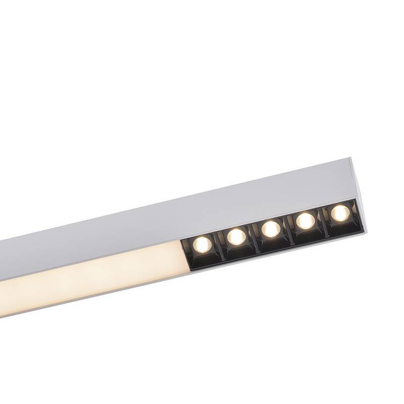 Pendente Nordecor Lyta Dif 40 watts 4000K Branco 60x1200mm 2676